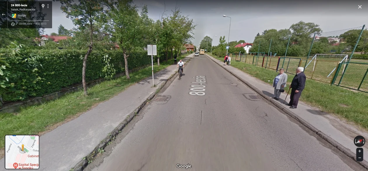 Google Street View - kto został przyłapany przez auto z aparatem