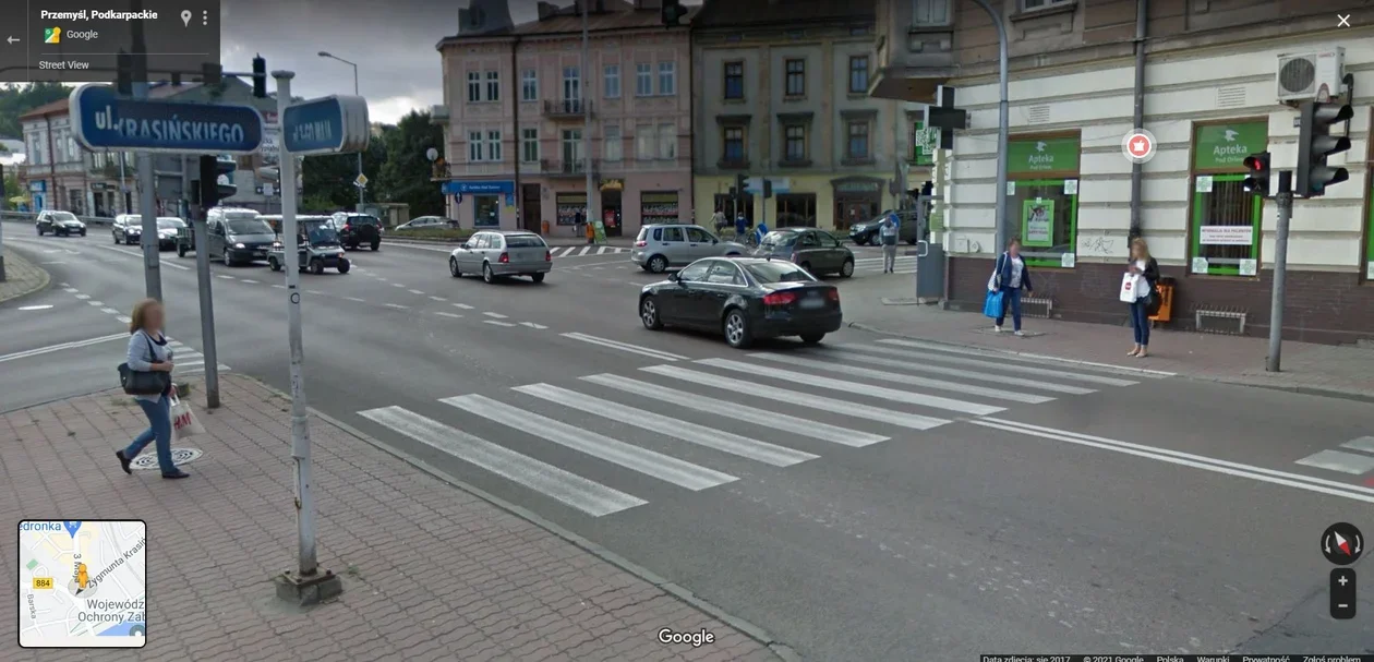 Mieszkańcy Podkarpacia na zdjęciach Google Street View