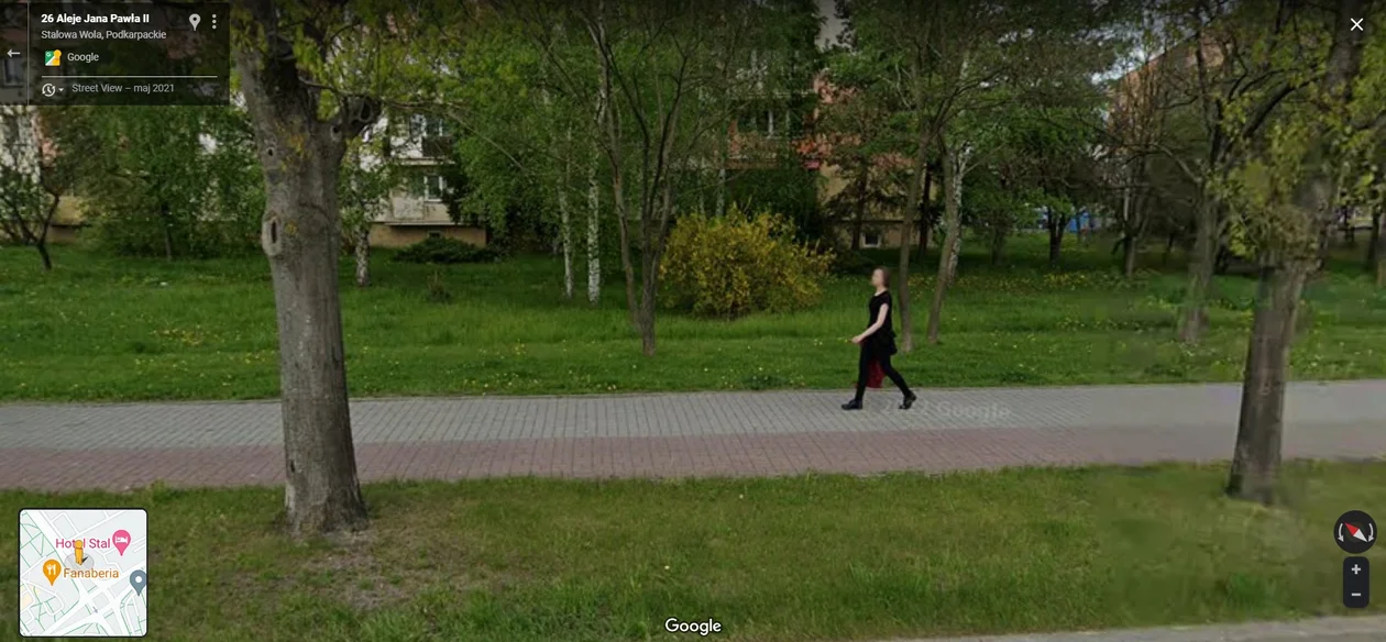 Google Street View 2021 - zdjęcia ze Stalowej Woli, Tarnobrzega i Grębowa