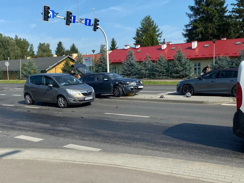 Wypadek na ulicy Lwowskiej w Rzeszowie