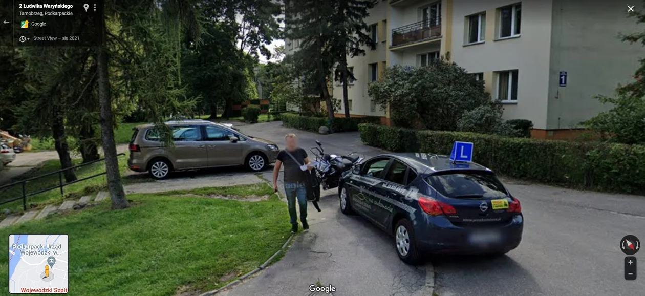 Google Street View 2021 - zdjęcia ze Stalowej Woli, Tarnobrzega i Grębowa