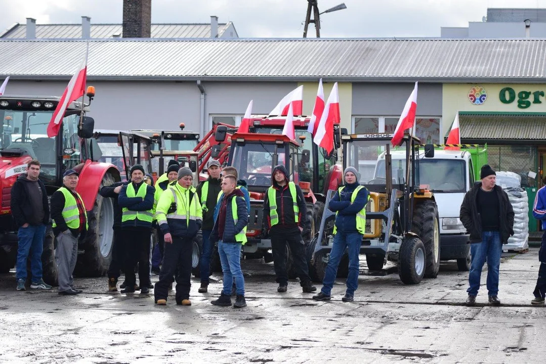 Protest rolników w Kolbuszowej 2024