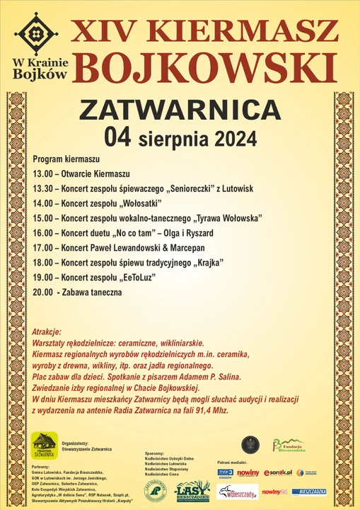 XIV Kiermasz Bojkowski w Zatwarnicy