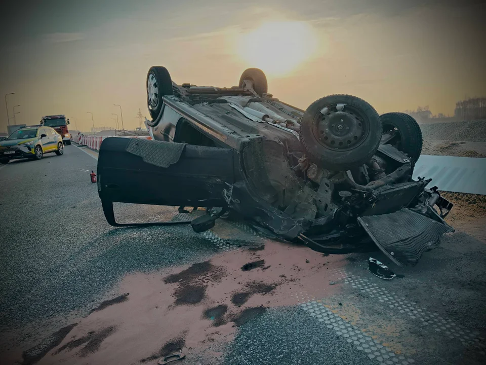 Wypadek na S19 pod Rzeszowem