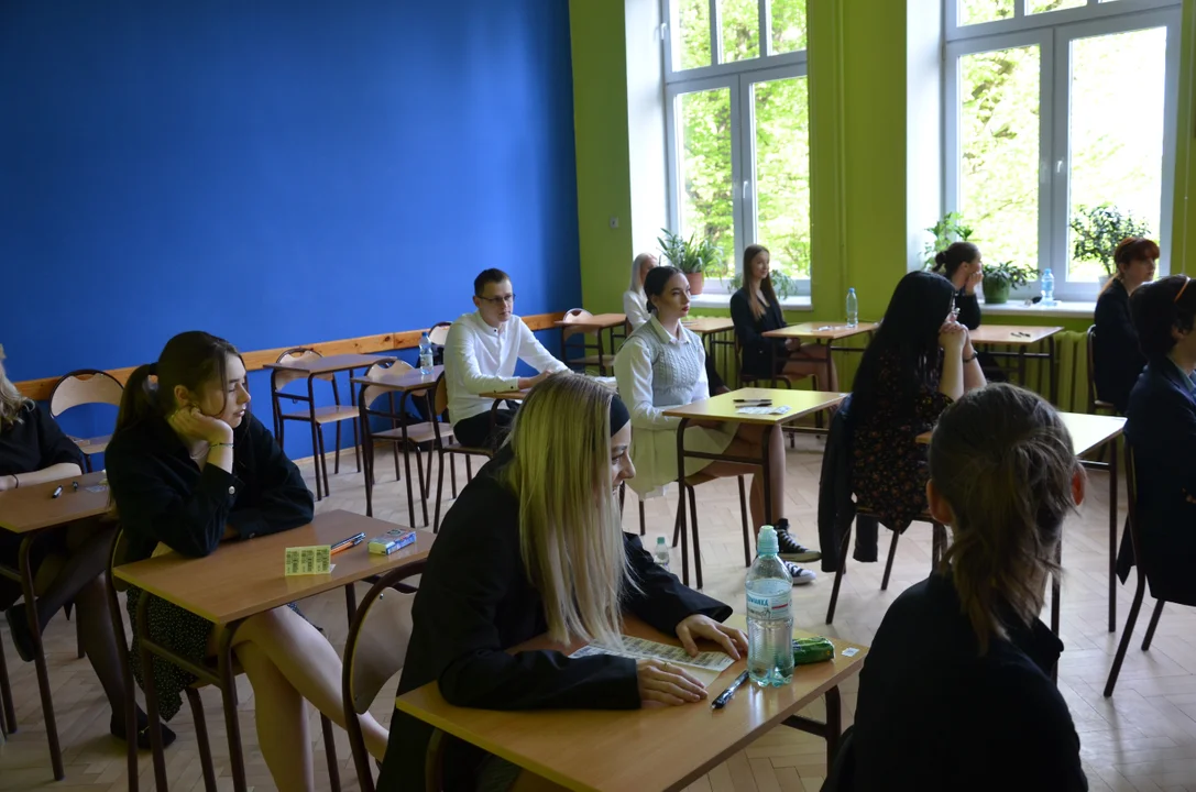 Matura 2023. Uczniowie II LO w Sanoku pisali egzamin z języka angielskiego