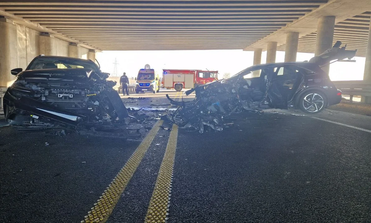 Wypadek na S19 pod Rzeszowem