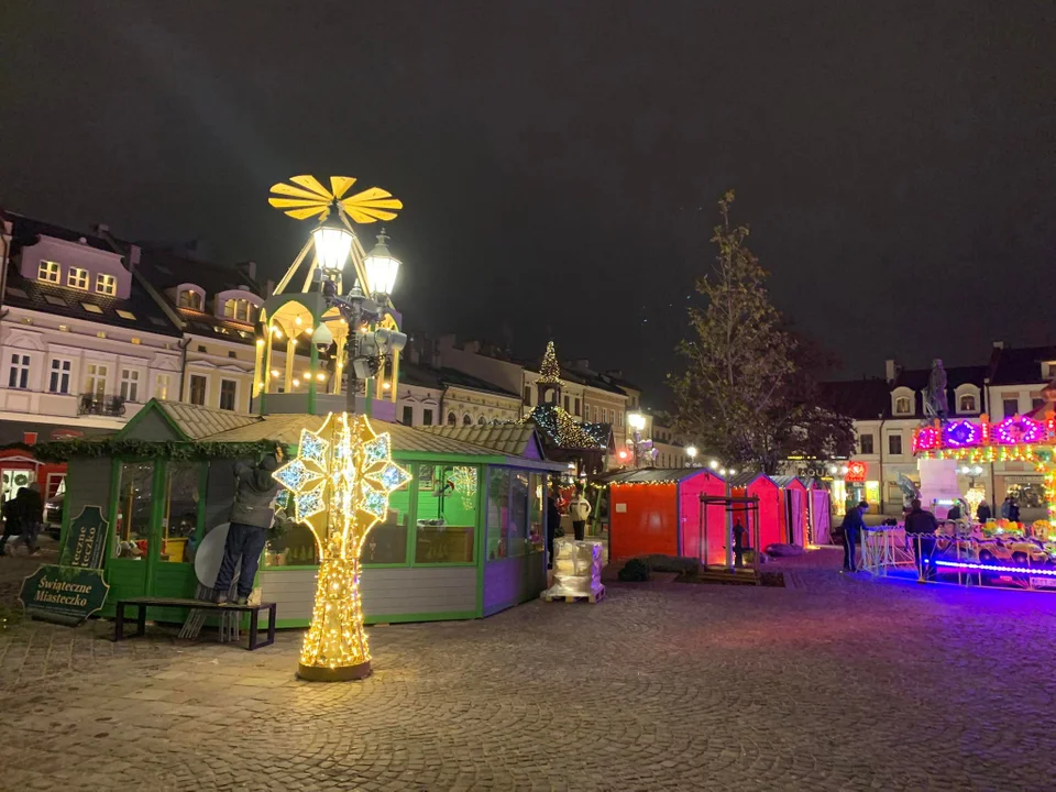 Oświetlenie świąteczne w centrum Rzeszowa