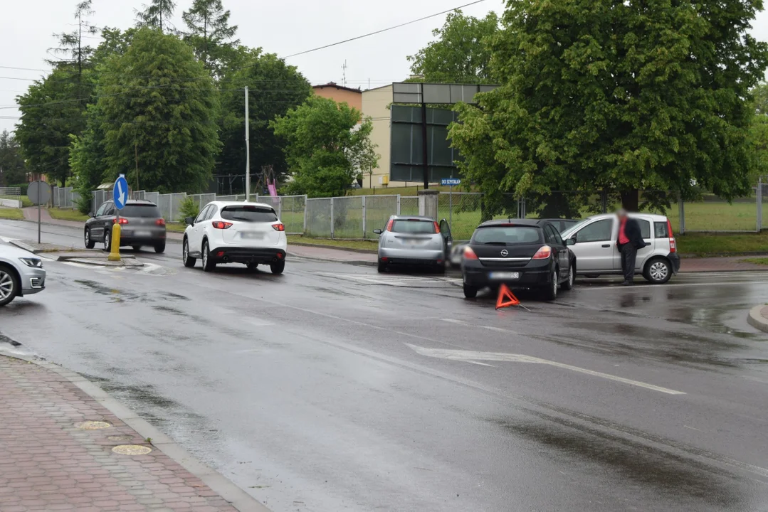 Kolizja Kolbuszowa skrzyżowanie ulic Obrońców Pokoju i Grunwaldzkiej
