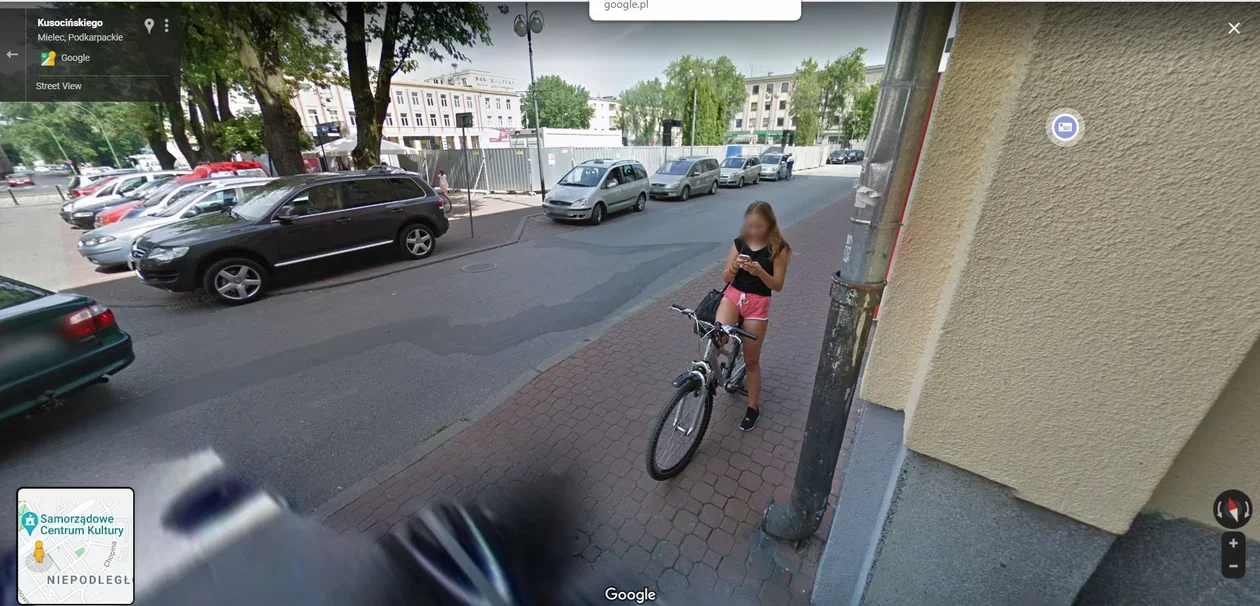 Mieszkańcy Podkarpacia na zdjęciach Google Street View