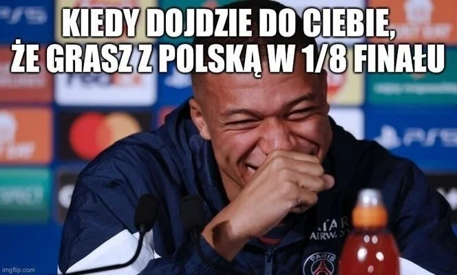 Memy przed meczem Polska - Francja