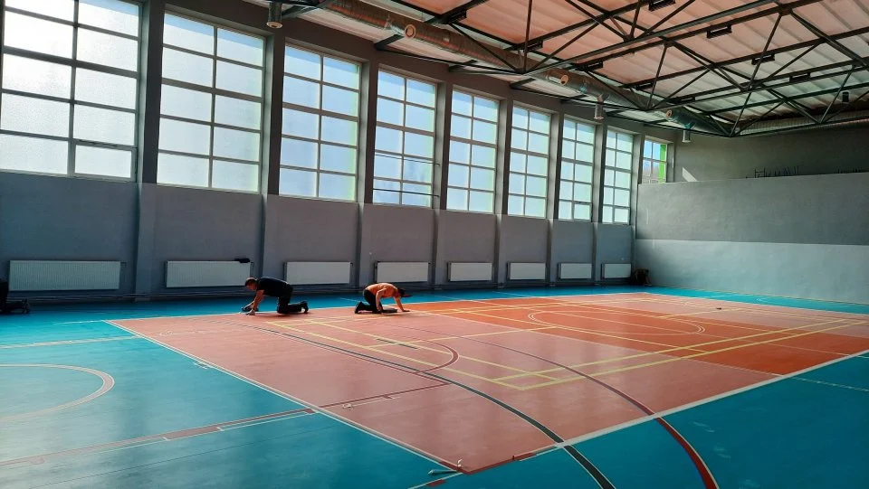 Remont sali gimnastycznej w Zespole Szkół nr 5 w Sanoku