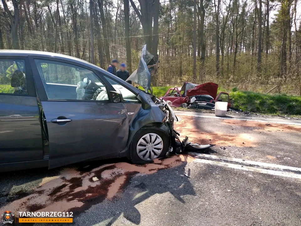 Wypadek na drodze krajowej nr 9 na odcinku Kolbuszowa - Tarnobrzeg w Jadachach. Są ranni [AKTUALIZACJA] - Zdjęcie główne
