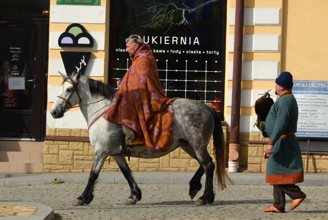 Koronacja Bolesława Chrobrego na zamku w Sanoku