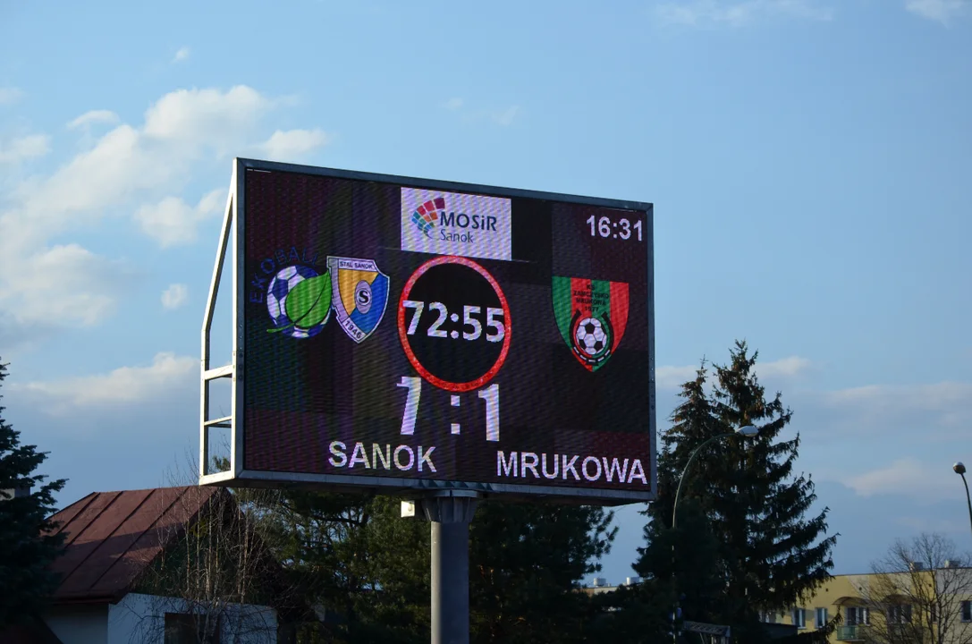 Klasa okręgowa Krosno. Stal Sanok - Zamczysko Mrukowa 8:1