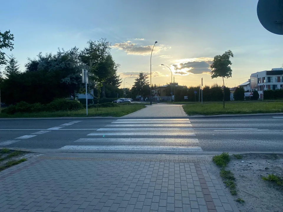 Przejście dla pieszych na alei Armii Krajowej w Rzeszowie