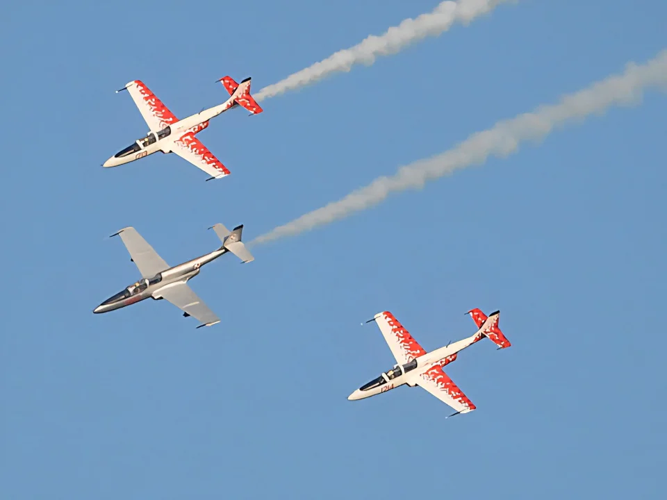 Iskry trenują w Mielcu przed Air Show Radom
