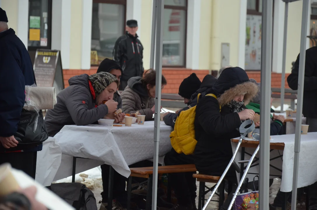 Wigilijne spotkanie na sanockim Rynku