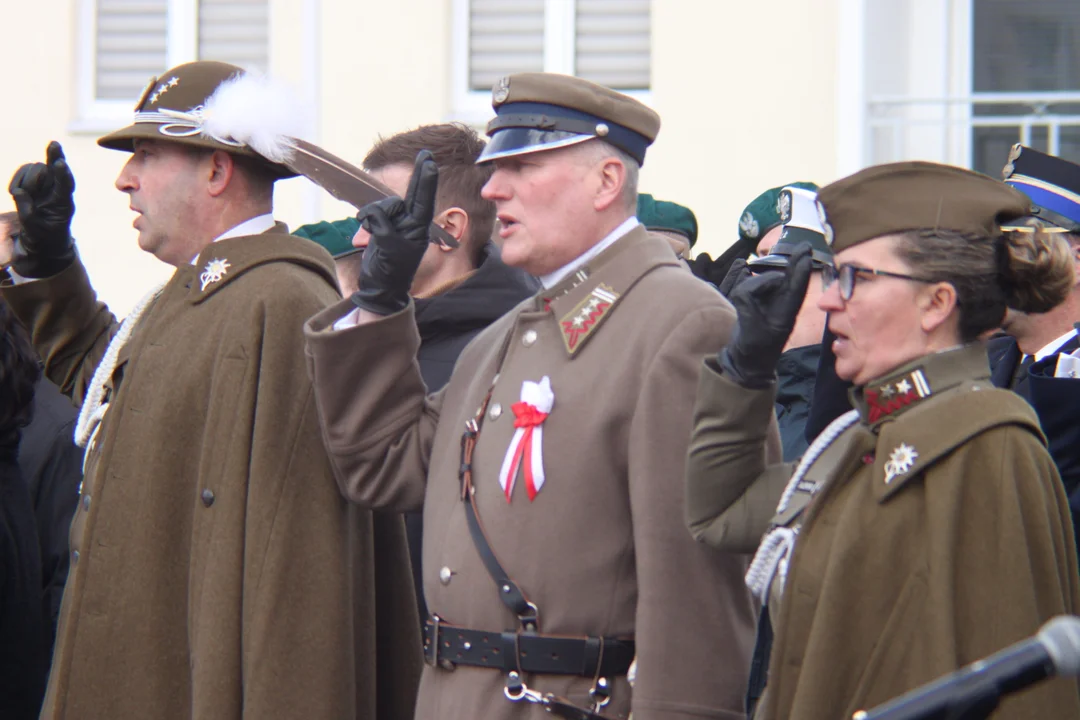 Obchody 104 rocznicy śmierci płk. Lisa-Kuli na Placu Farnym w Rzeszowie