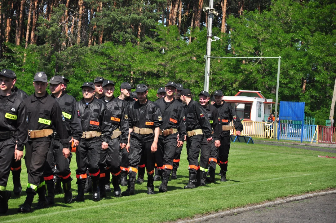 Druhowie w 2014 roku na stadionie sportowym w Kolbuszowej.