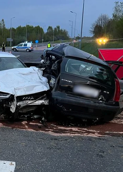Tragiczny wypadek na drodze krajowej numer 77 w Leżajsku
