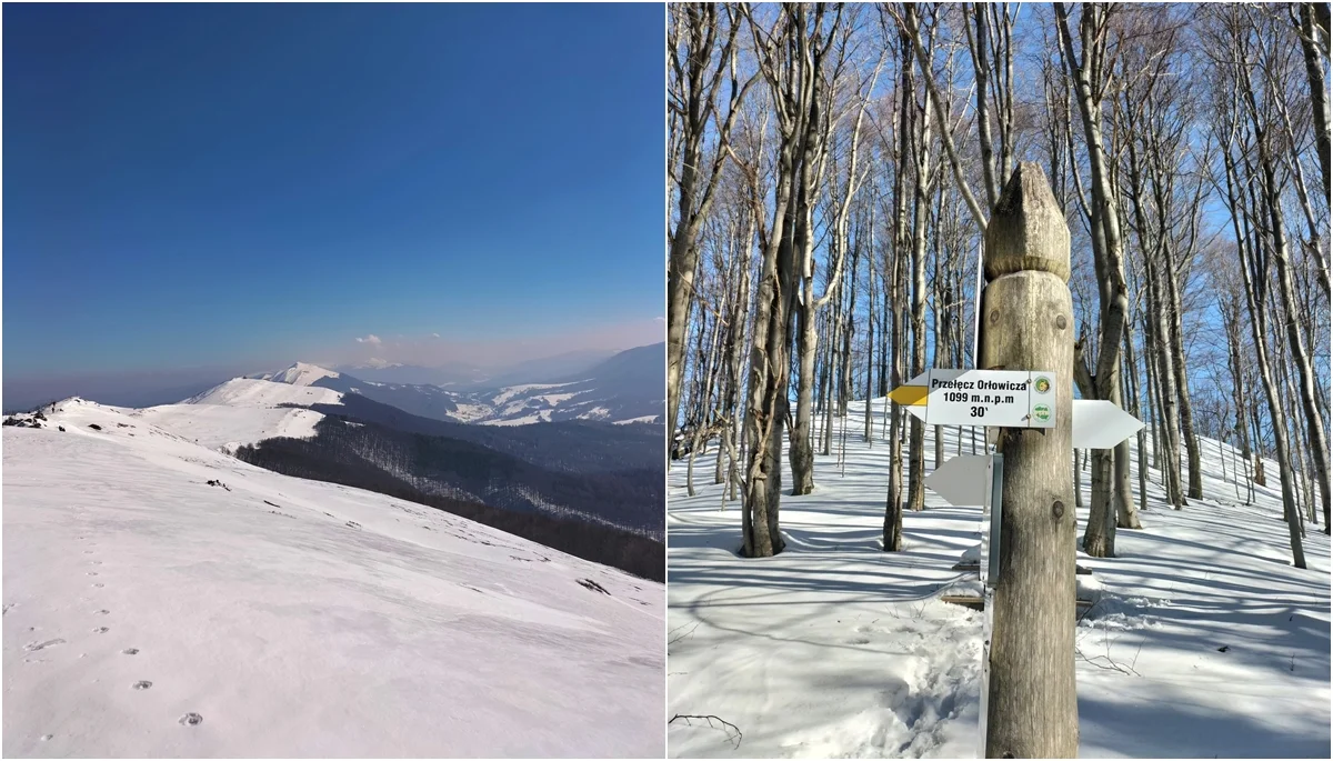 Bieszczady. Dojazd do parkingu w Bukowcu może być utrudniony. Ostrożność należy zachować także na szlakach górskich - Zdjęcie główne