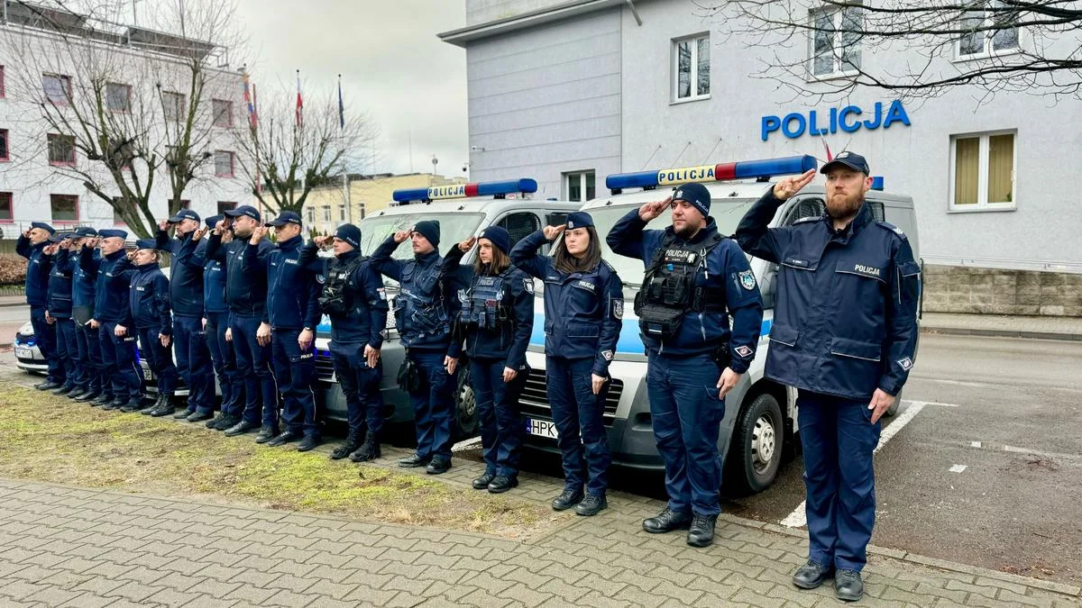 W południe w Mielcu zawyły syreny. To hołd dla policjanta - Zdjęcie główne