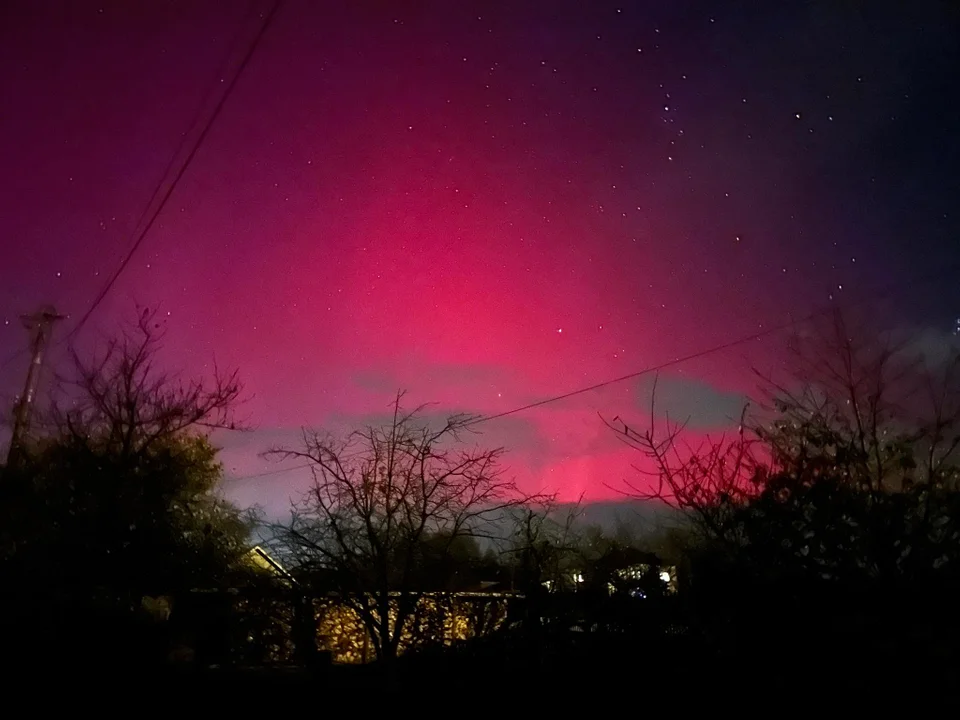 Zorza Polarna nad Mielcem i Podkarpaciem