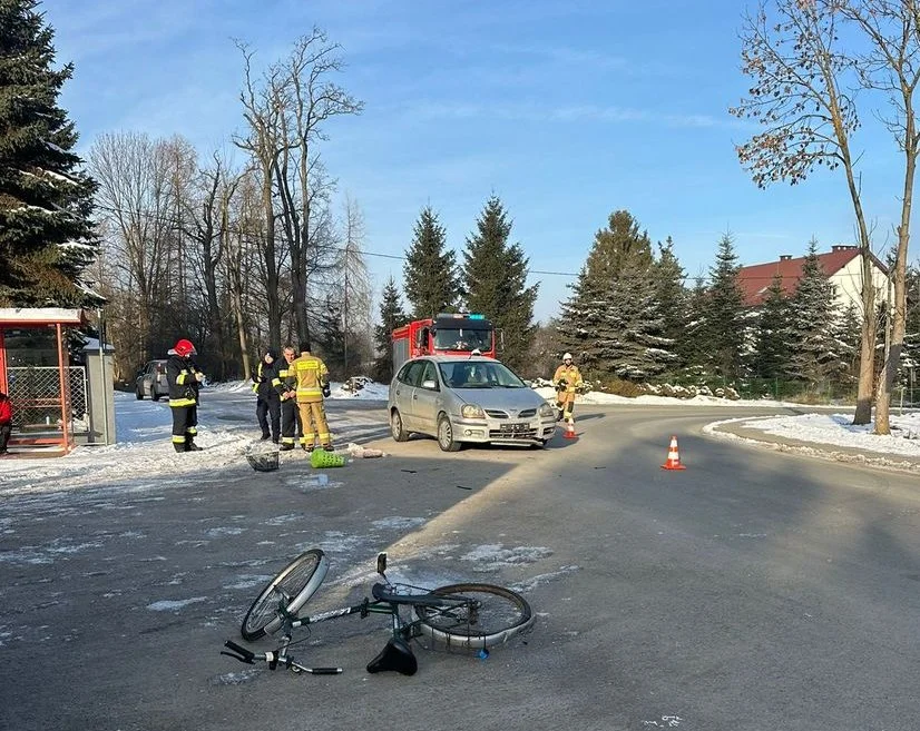 Potrącenie rowerzystki w regionie