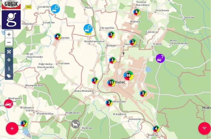 Co mielczanie zgłaszają do krajowej mapy zagrożeń? - Zdjęcie główne