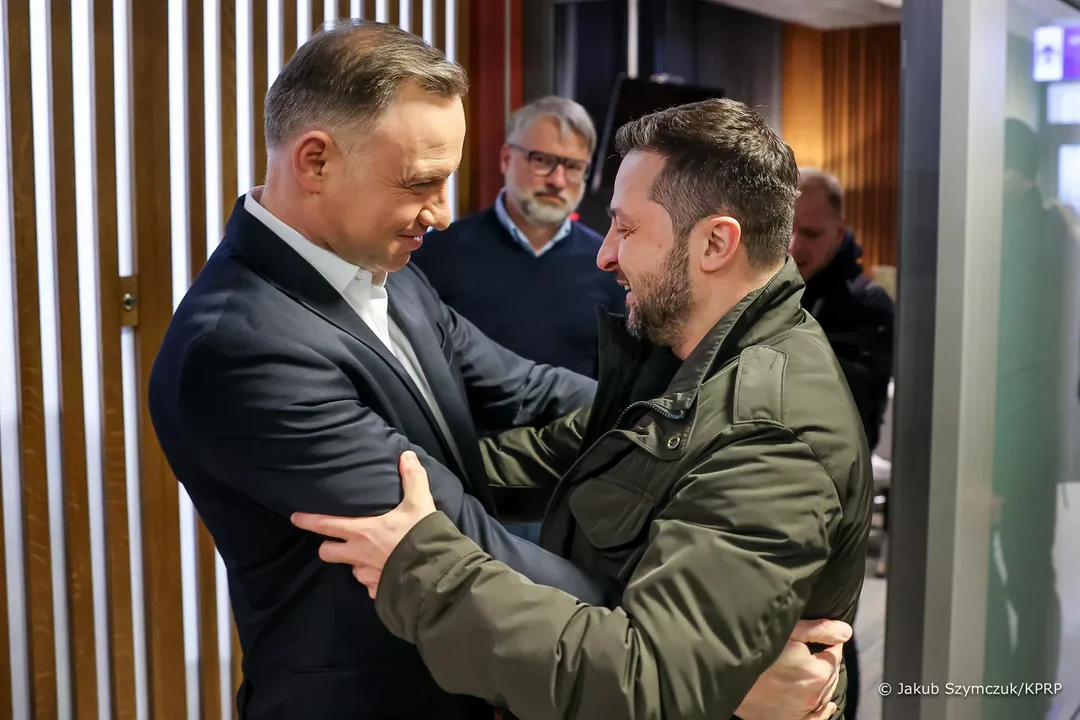 Andrzej Duda spotkał się z Wołodymyrem Zełenskim w Rzeszowie [ZDJĘCIA] - Zdjęcie główne