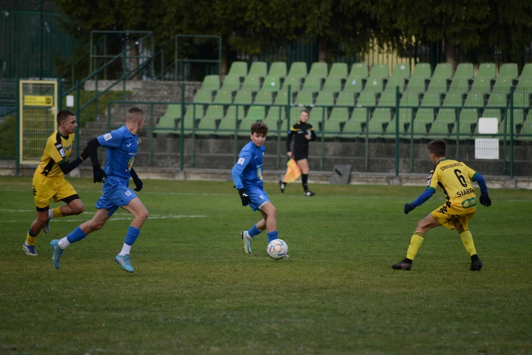 Centralna Liga Juniorów U-15: Siarka Tarnobrzeg - Hutnik Kraków 2:4