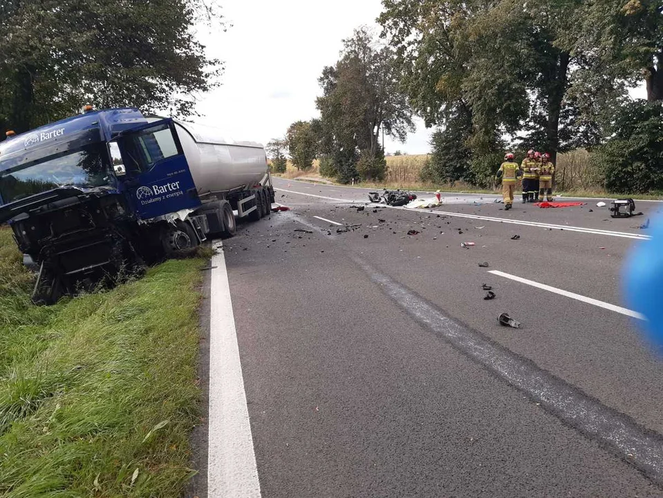 Wypadek na DK numer 94. Nie żyje motocyklista