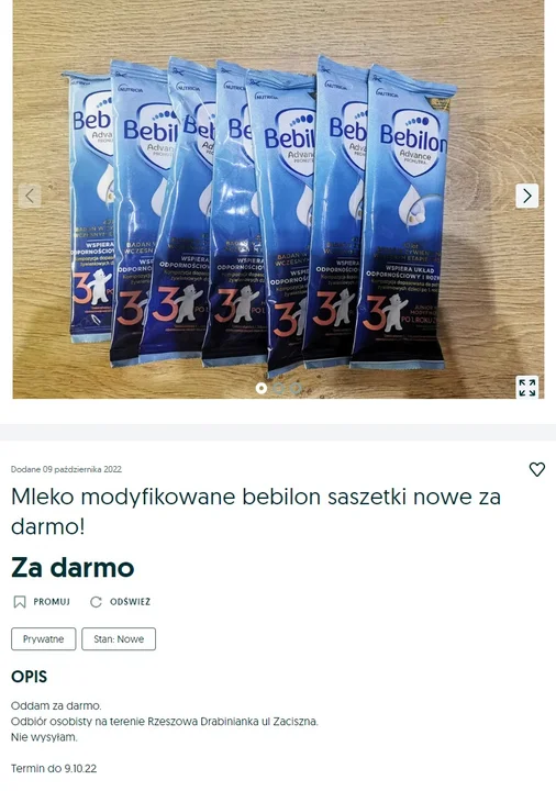 Te przedmioty rzeszowianie oddadzą za darmo. Przegląd ogłoszeń z OLX