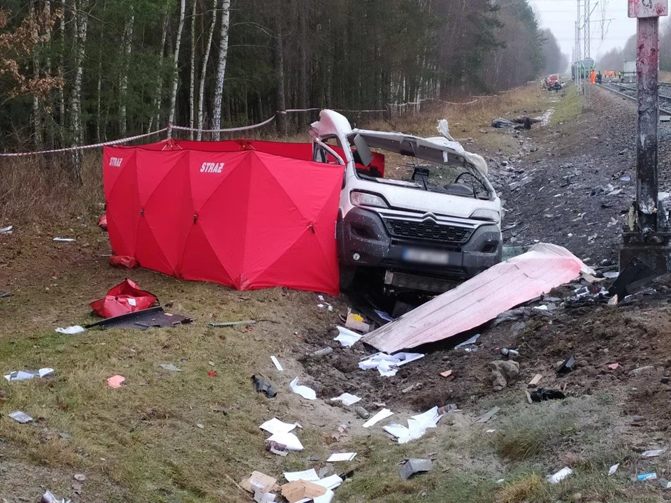 Chwilę po tragedii w Widełce.