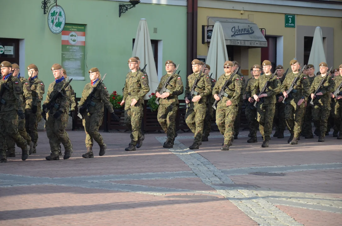 Uroczysta przysięga terytorialsów z Podkarpacia