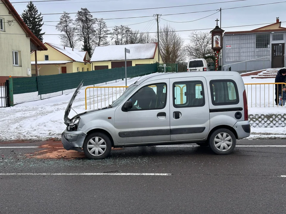 Wypadek w Widełce na DK9 [15.01.2024 r.]