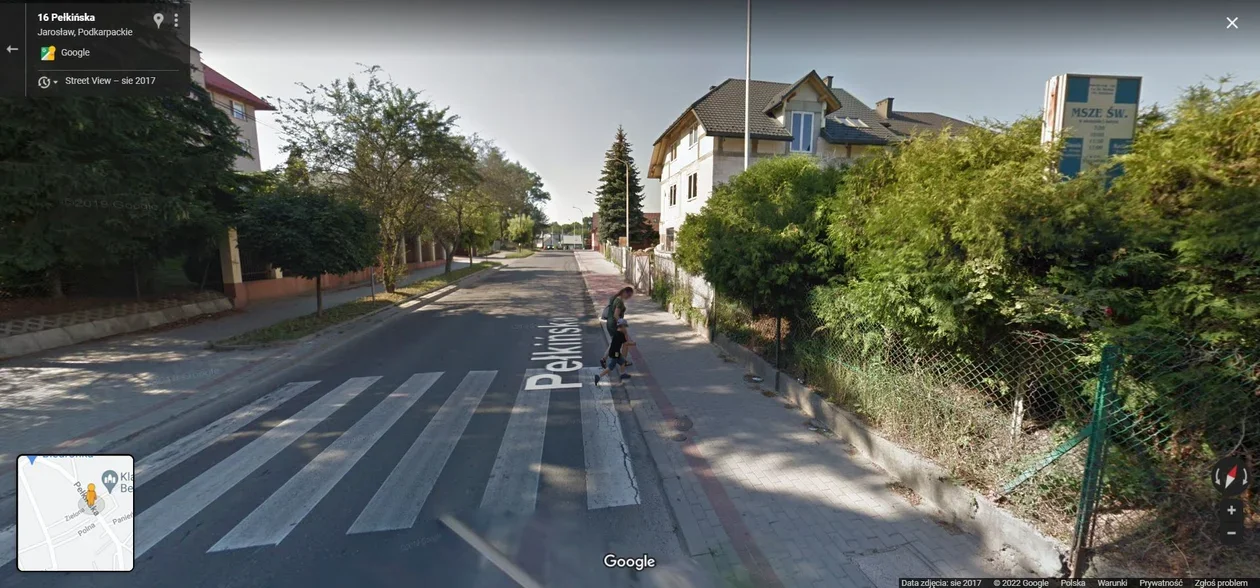 Mieszkańcy Podkarpacia na zdjęciach Google Street View