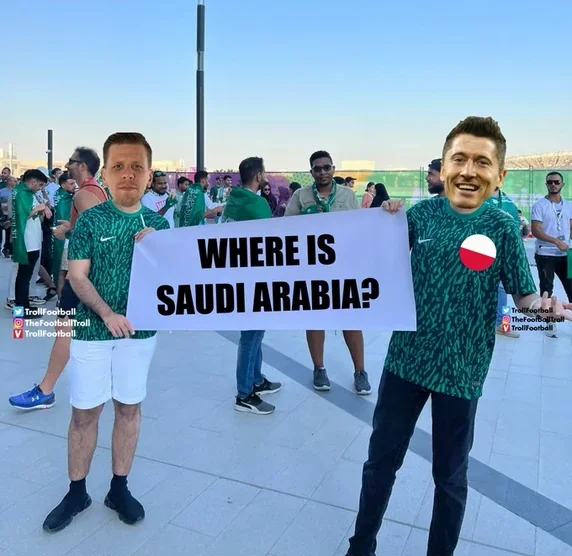 Mundial 2022: Najlepsze memy po meczu Polska - Arabia Saudyjska