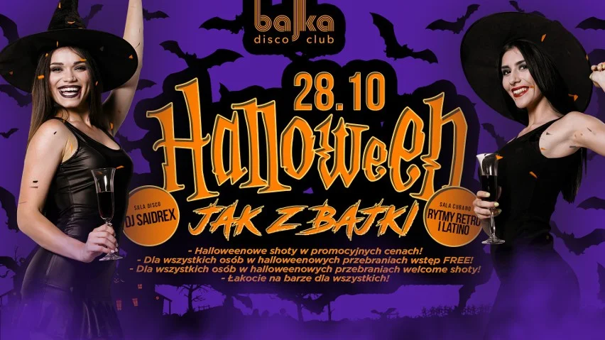 Halloween, imprezy klubowe, koncerty i różne wydarzenia na weekend na Podkarpaciu