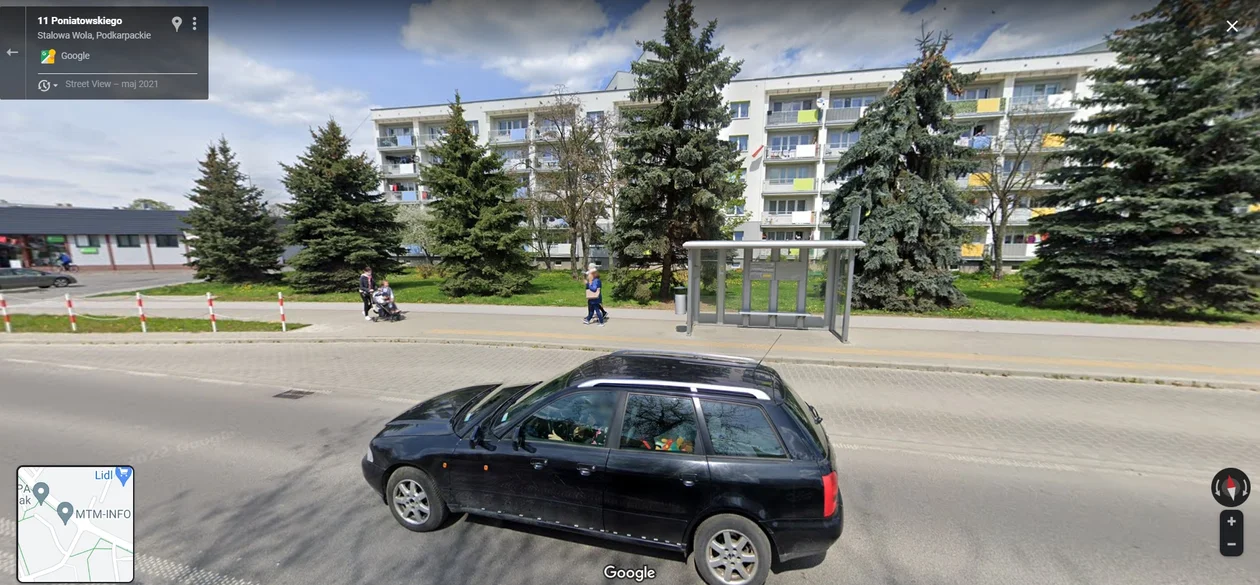 Google Street View 2021 - zdjęcia ze Stalowej Woli, Tarnobrzega i Grębowa