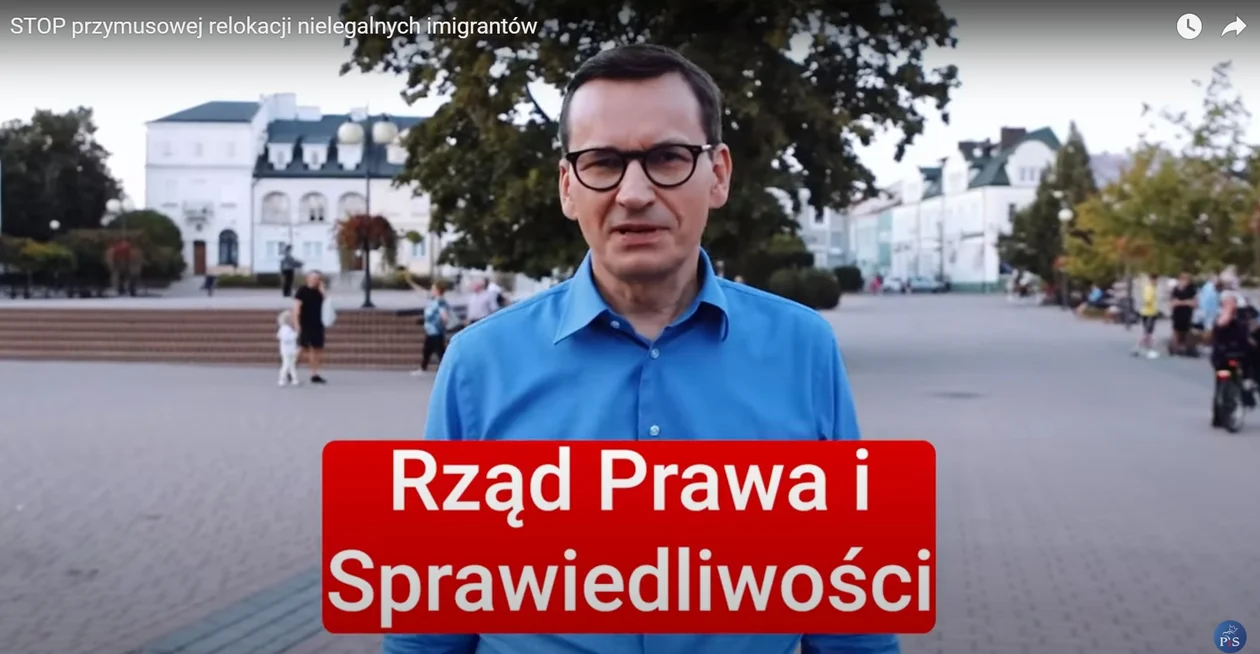 Spot premiera Mateusza Morawieckiego w Tarnobrzegu