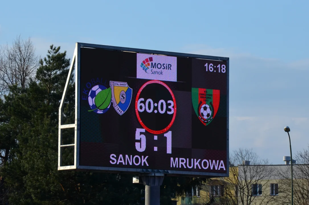 Klasa okręgowa Krosno. Stal Sanok - Zamczysko Mrukowa 8:1