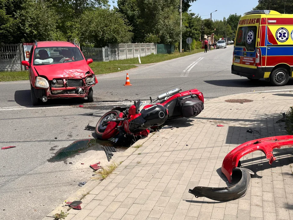 Wypadek w Bukowcu - 21.06.2024 r.