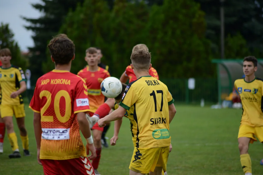 Centralna Liga Juniorów U-15: Siarka Tarnobrzeg - Korona Kielce 6:3