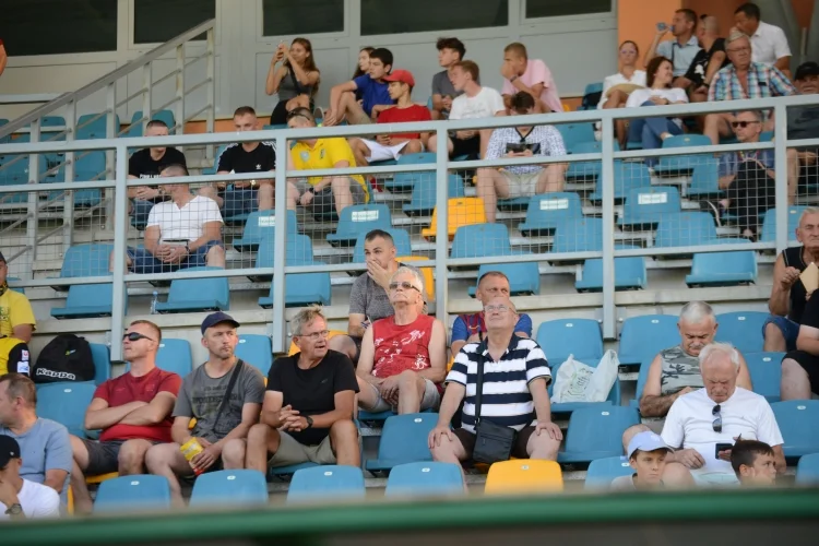 Kibice na meczu Siarka Tarnobrzeg - Karpaty Krosno