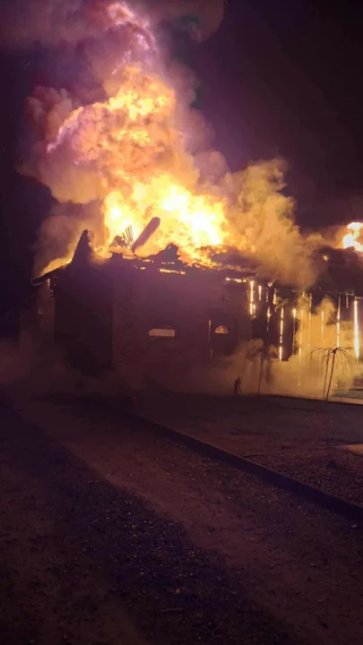 Ogromny pożar w regionie