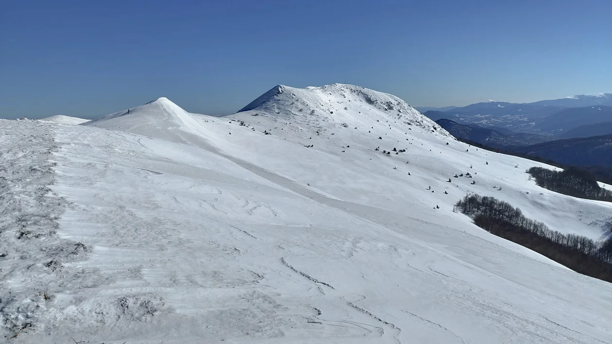 Bieszczady. Dobre warunki do uprawiania turystyki górskiej. Miejscami można napotkać połamane drzewa [ZDJĘCIA] - Zdjęcie główne