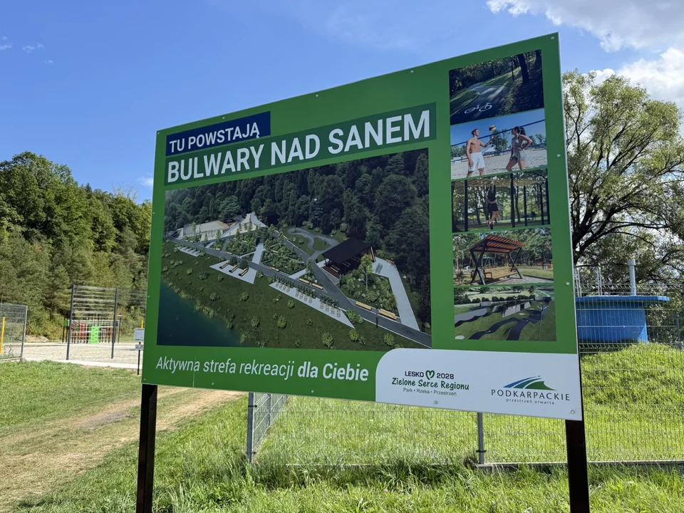 Pierwszy etap budowy Bulwarów nad Sanem