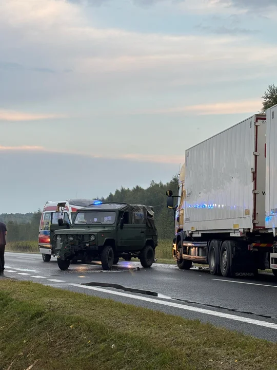 Wypadek na DK9 między Cmolasem a Hadykówką [18.09.2024 r.]