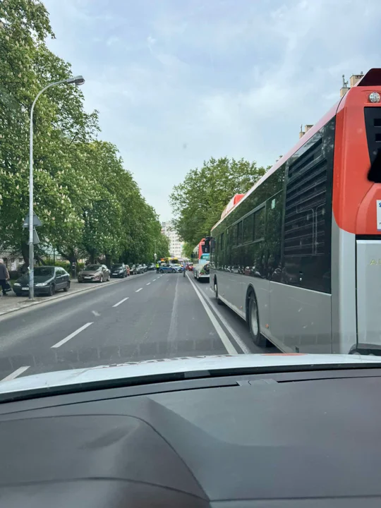 Wypadek na ulicy Hetmańskiej w Rzeszowie